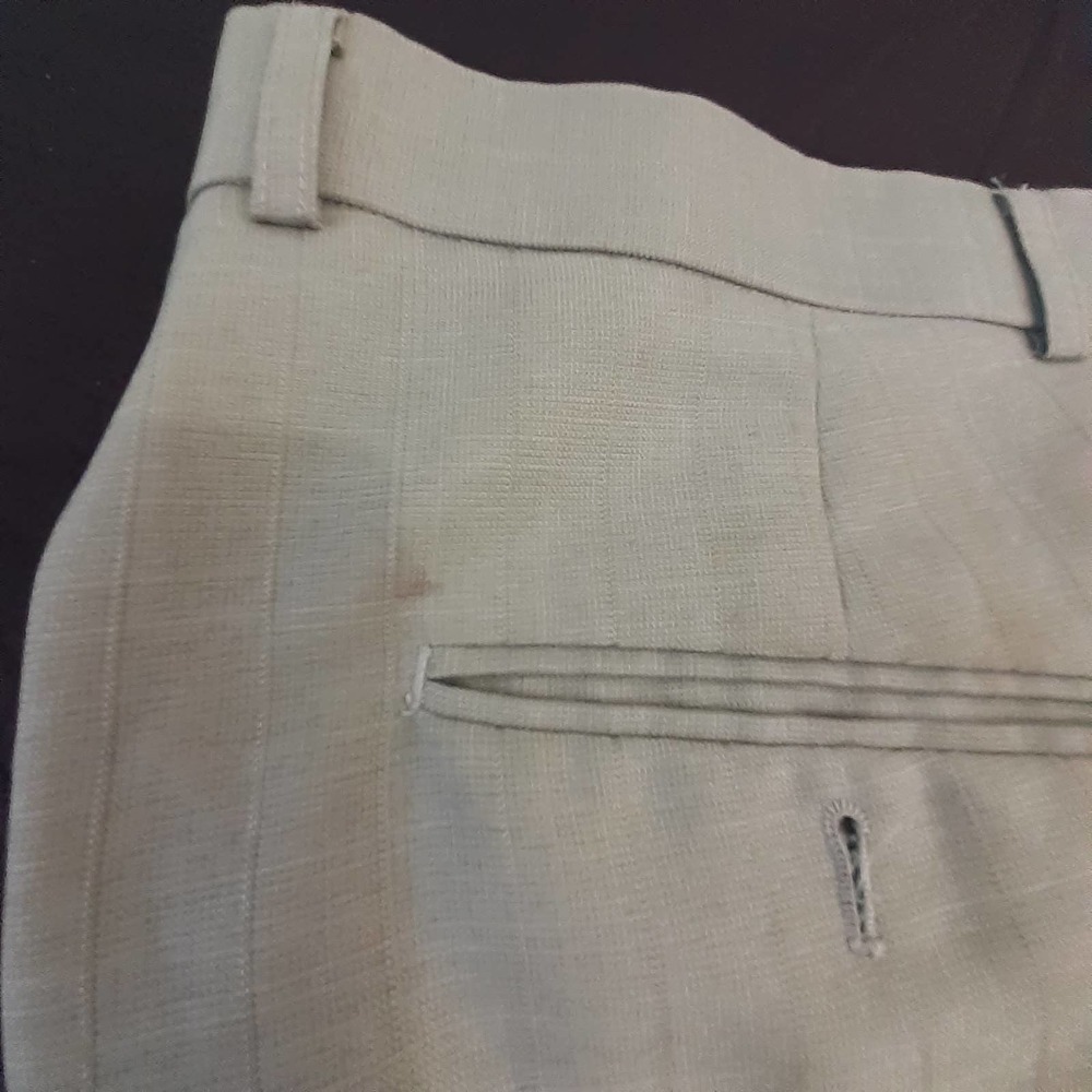 MENS EDDIE DOMANI SUIT PANTS SZ 36L - Picture 3 of 5